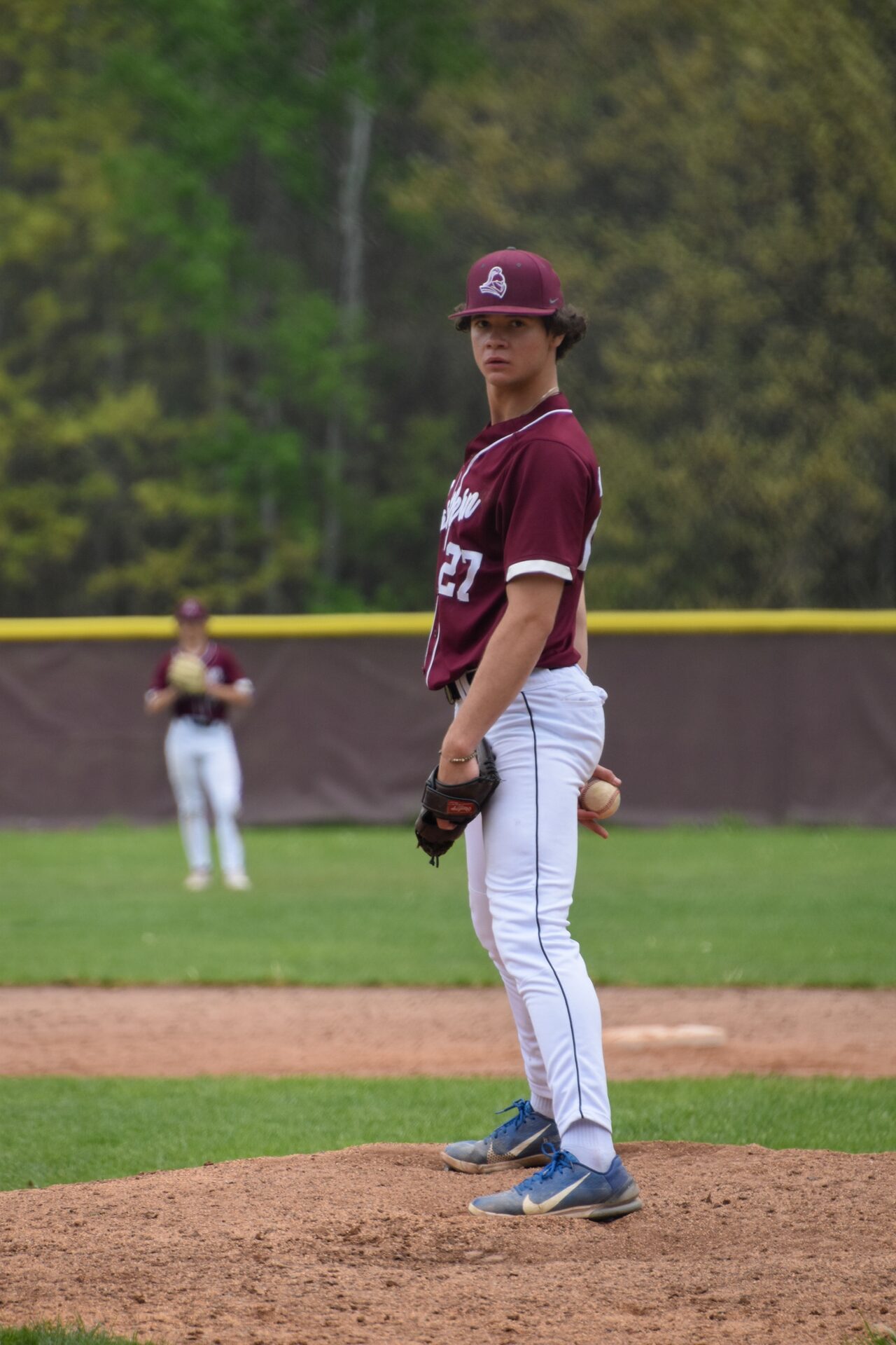 JP pitching baseball — the focus that defines my work ethic