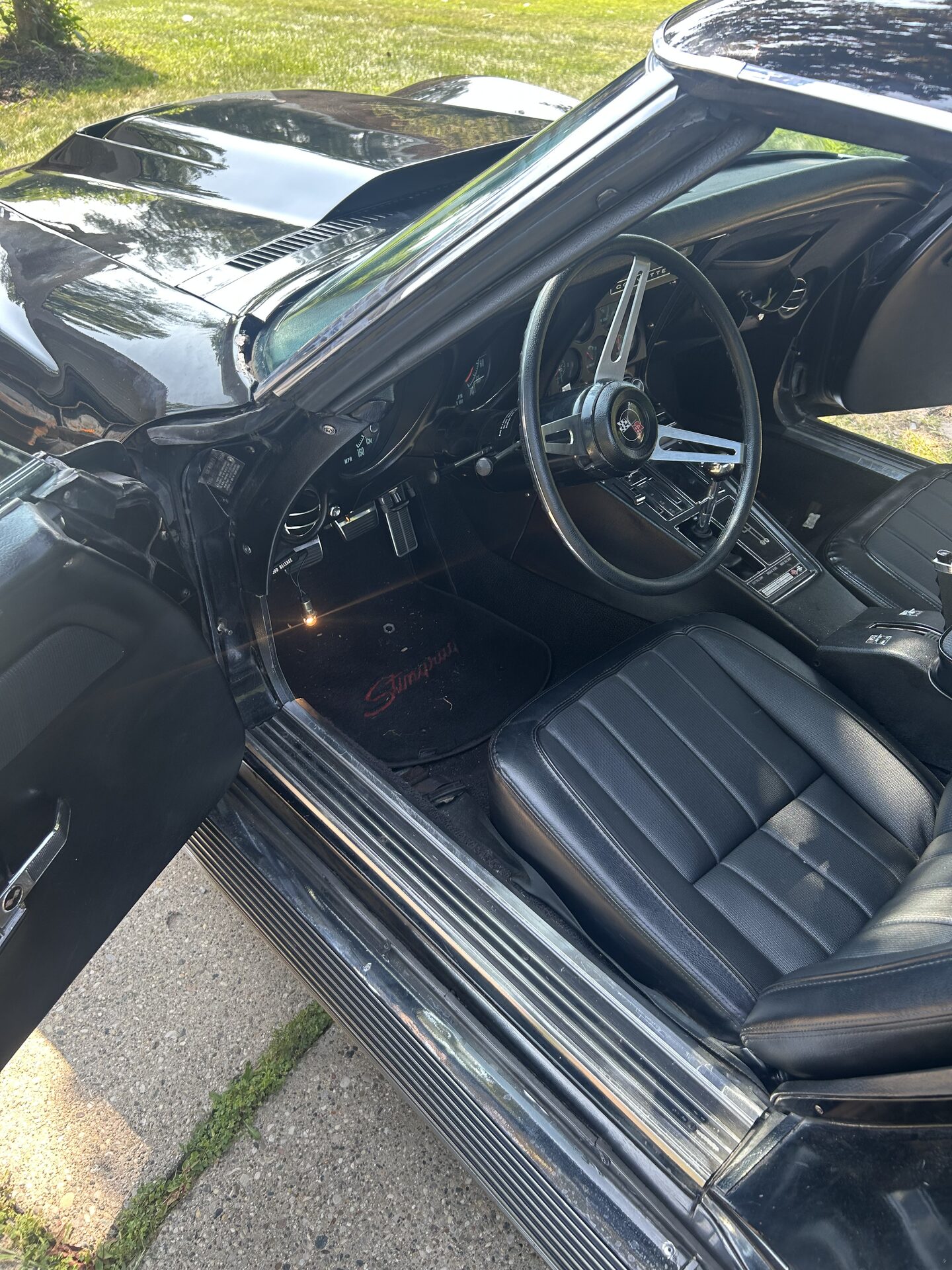 1970 Corvette C3 Stingray interior before