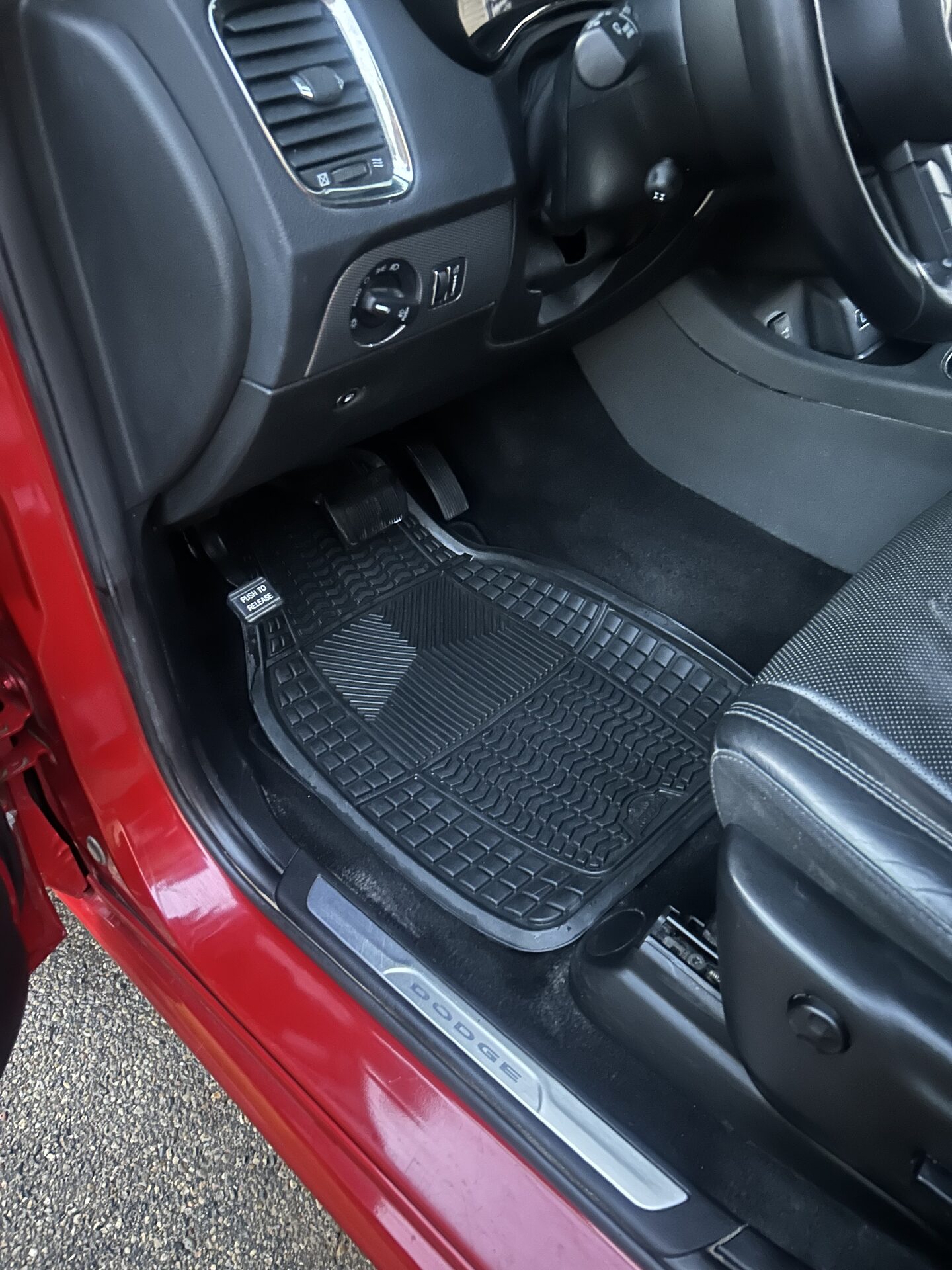 Dodge Durango interior after