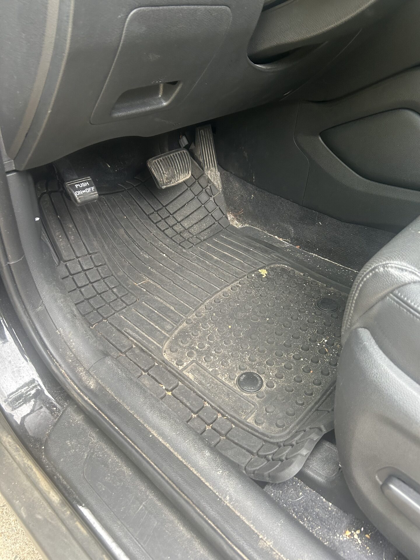 Interior driver's side before