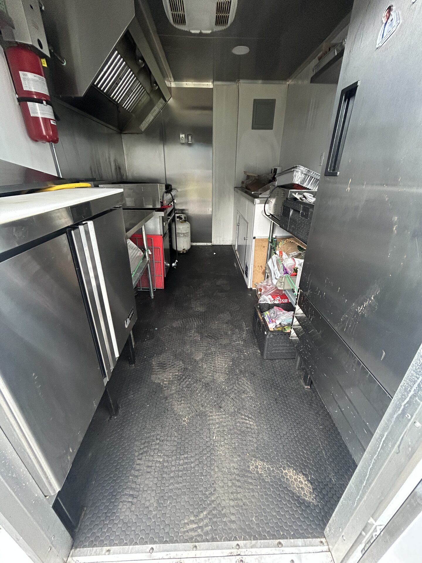 Taco truck before detail