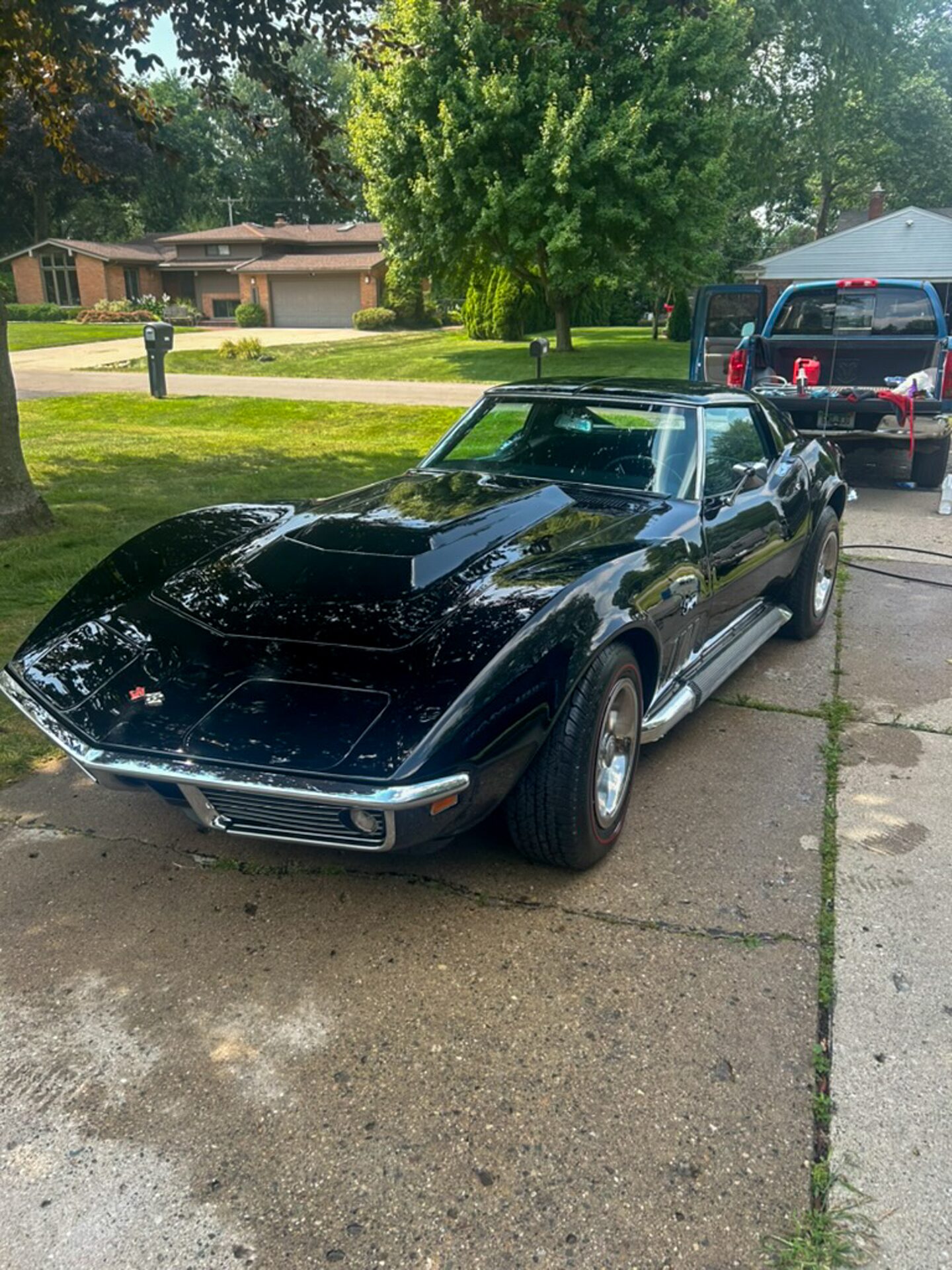 1970 Corvette Stingray after exterior detail