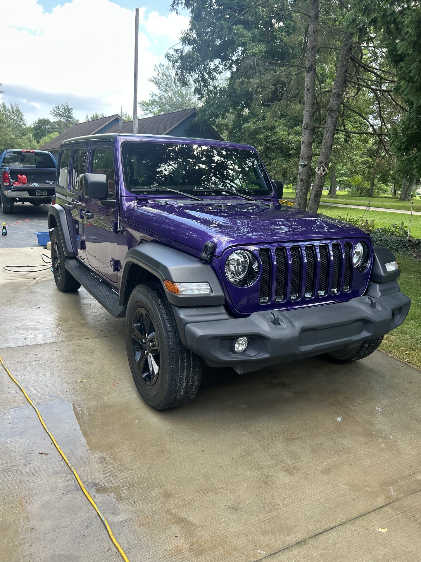 Jeep Wrangler wax and detail — West Bloomfield MI
